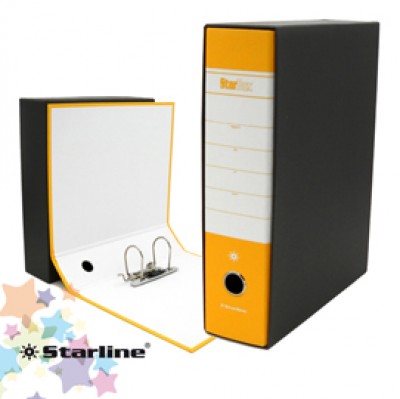Registratore STARBOX f.to protocollo dorso 8cm giallo STARLINE CONF.12PZ PREZZO SINGOLO