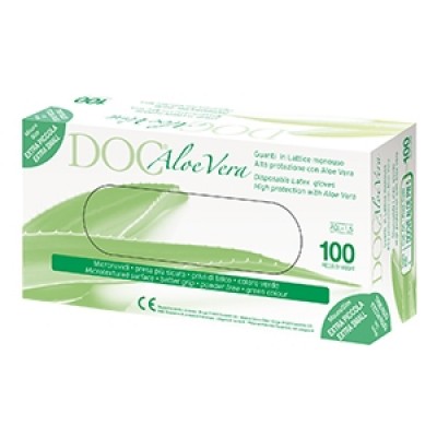 GUANTI IN LATTICE ALOE S/POLVERE MIS. 9 LARGE - CF. 100PZ 09285 IN ARRIVO FINE APRILE