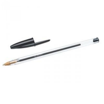 Penna a sfera Cristal® Bic - Medium Classic - nero - 1 mm CONF.50 PZ