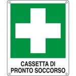 Cartelli segnaletici salvataggio - cassetta di pronto soccorso - 250x310 mm 