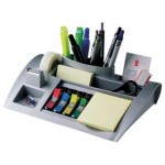 Set da scrivania C50 Post-It - grigio - 