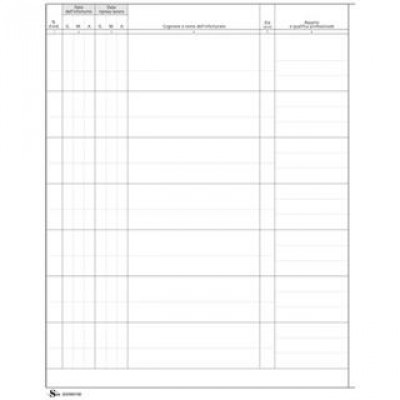 Libro infortuni Semper Multiservice - 245x310 mm - 15 pagine -