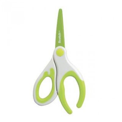  Forbici Designer Scotch - bianco e verde - 20 cm - 1581DS-Green 