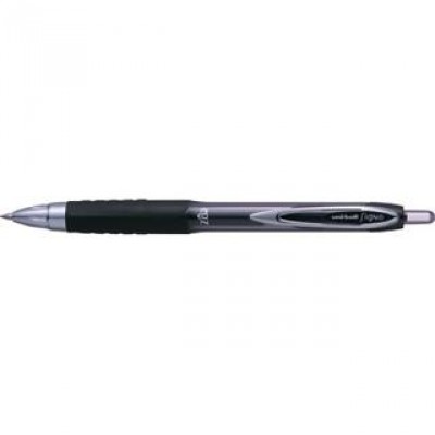 Penna a sfera gel Signo a scatto Uni-Ball - nero - 0,7 mm - M UM207 N