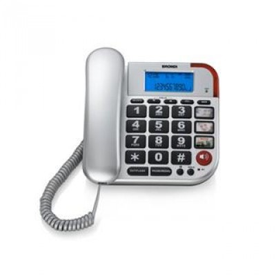 Telefono BRAVO 50 LCD Brondi - argento 