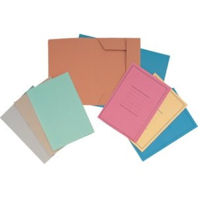 Cartelline Eco Pigna - 3 lembi - con stampa - 180 g/mq - giallo - 0221801GI (conf.50)