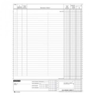Registro fatture emesse Semper Multiservice - 245x310 mm - 22 fogli -1387N0000 
